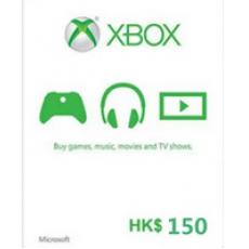 （海外购买）香港XBOX ONE XBOX360 xbox live港服150港币【只充值香港账号】