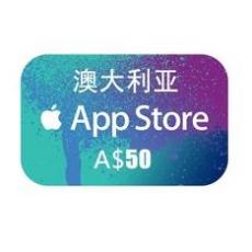 澳大利亚苹果 APP STORE iTunes 充值卡50澳币